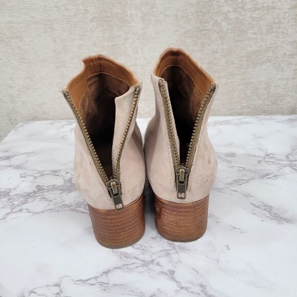 Seychelles Leather Floodplain Sand Suede Leather Ankle Booties Women's Size 8 - Picture 14 of 16